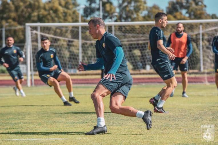 images Us Catanzaro 1929, seduta di lavoro di forza e alta pressione