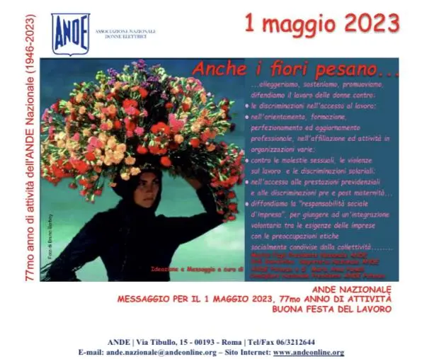 L’Ande celebra il 1° maggio richiamando l’attenzione della politica sulla condizione femminile nel mondo del lavoro
 images L’Ande celebra il 1° maggio richiamando l’attenzione della politica sulla condizione femminile nel mondo del lavoro