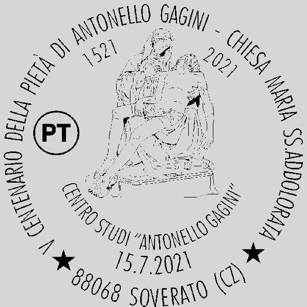 images Soverato. Poste Italiane ha attivato l'annullo filatelico per il V centenario della Pietà del Gagini