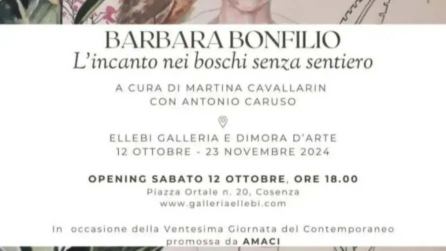 images Cosenza, la galleria d’arte Ellebi a Cosenza presenta la personale di Barbara Bonfilio &nbsp;
