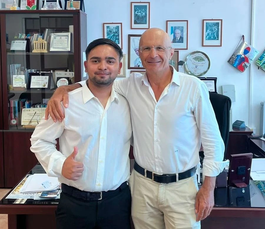 Traguardo storico all'Alberghiero di Soverato: Harman Klair è il primo studente indiano a diplomarsi