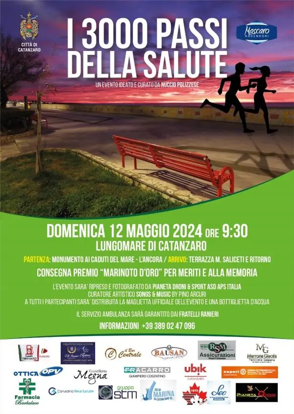 “I 3000 passi per la salute” a Catanzaro, Iemma: “Occasione per promuovere uno stile di vita sano” images “I 3000 passi per la salute” a Catanzaro, Iemma: “Occasione per promuovere uno stile di vita sano”