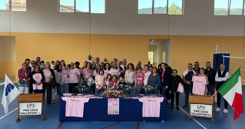 Vallefiorita si “veste di rosa” per mandare il messaggio sull'importanza della prevenzione  images Vallefiorita si “veste di rosa” per mandare il messaggio sull'importanza della prevenzione