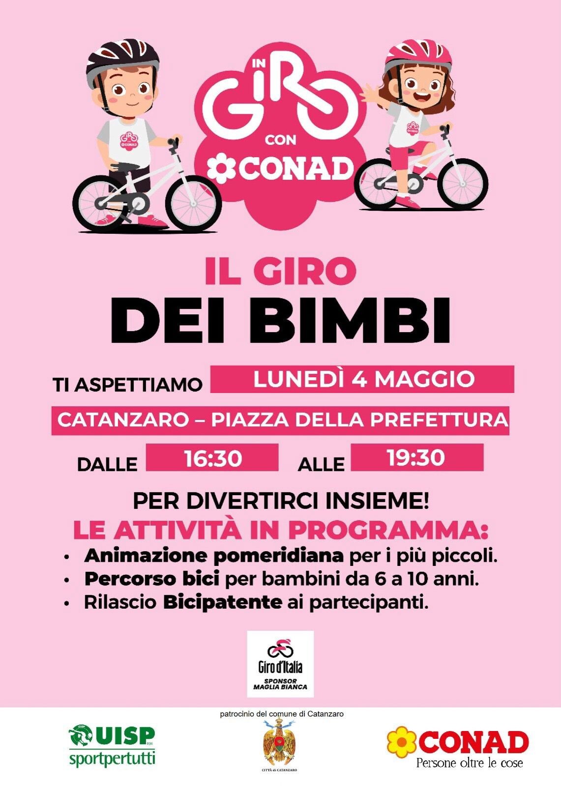 images Catanzaro, in arrivo “Il Giro dei Bimbi”: lunedì pomeriggio sport e divertimento nel centro storico