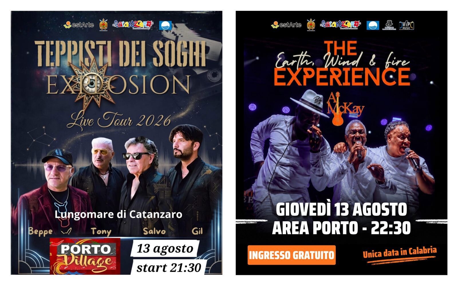 images Catanzaro, una notte di grande musica tra gli anni '70 e '80: Teppisti dei sogni in concerto al Porto Village