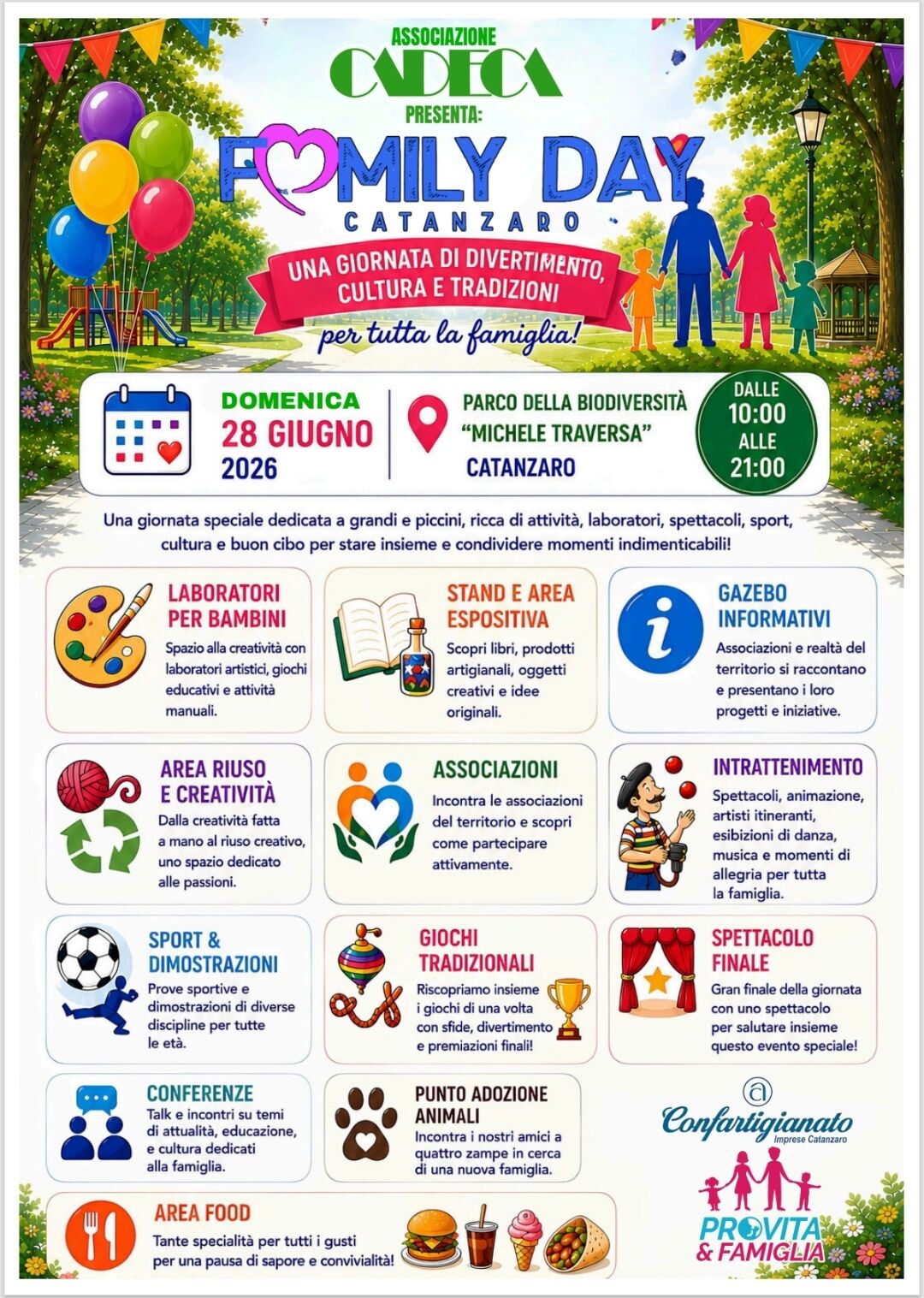 images Il 28 giugno Catanzaro ospita il "Family Day": famiglie, inclusione, bambini e solidarietà al centro 