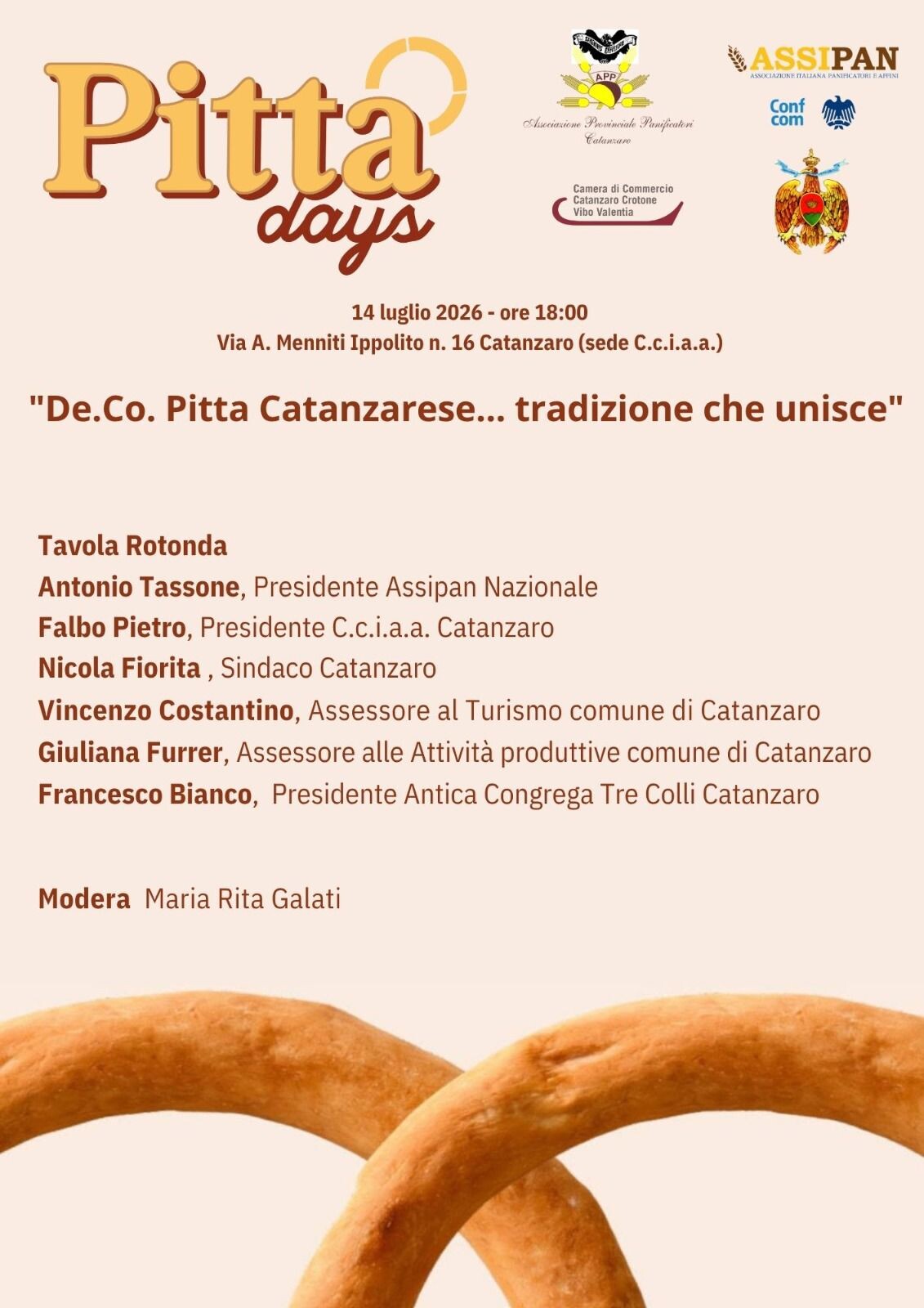 images "De.Co. Pitta Catanzarese", il 14 luglio la tavola rotonda della Camera di Commercio