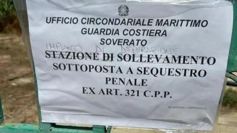 Squillace, sequestrato il depuratore: non funzionava ma i reflui continuavano ad arrivare images Squillace, sequestrato il depuratore: non funzionava ma i reflui continuavano ad arrivare
