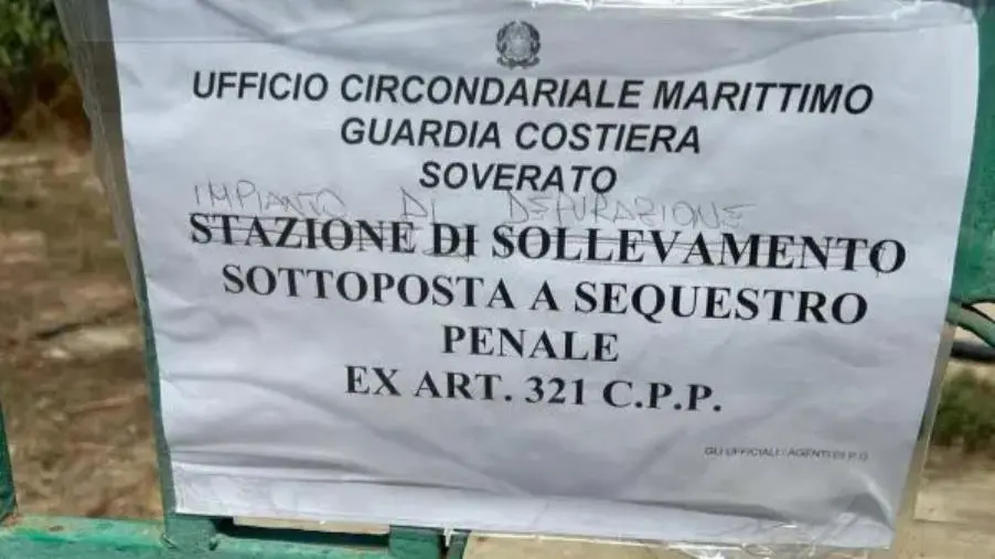 images Squillace, sequestrato il depuratore: non funzionava ma i reflui continuavano ad arrivare 