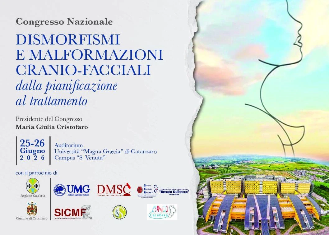 UMG, per la prima volta in Calabria il congresso nazionale su dismorfismi e malformazioni cranio-facciali 