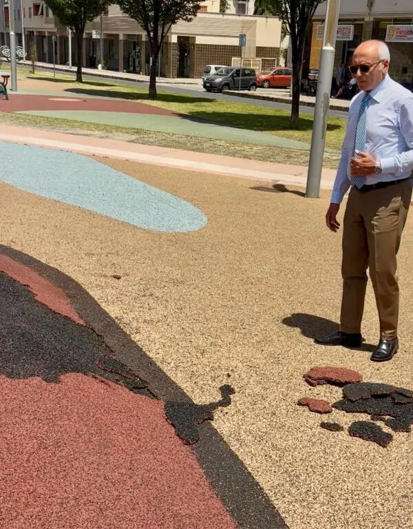 images Nuovo atto vandalico al Parco del Benessere, il sindaco Franz Caruso ha presentato una denuncia