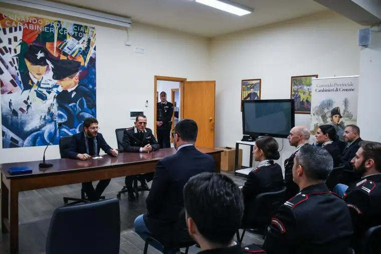 Crotone, il procuratore Guarascio in visita al Comando Provinciale Carabinieri images Crotone, il procuratore Guarascio in visita al Comando Provinciale Carabinieri