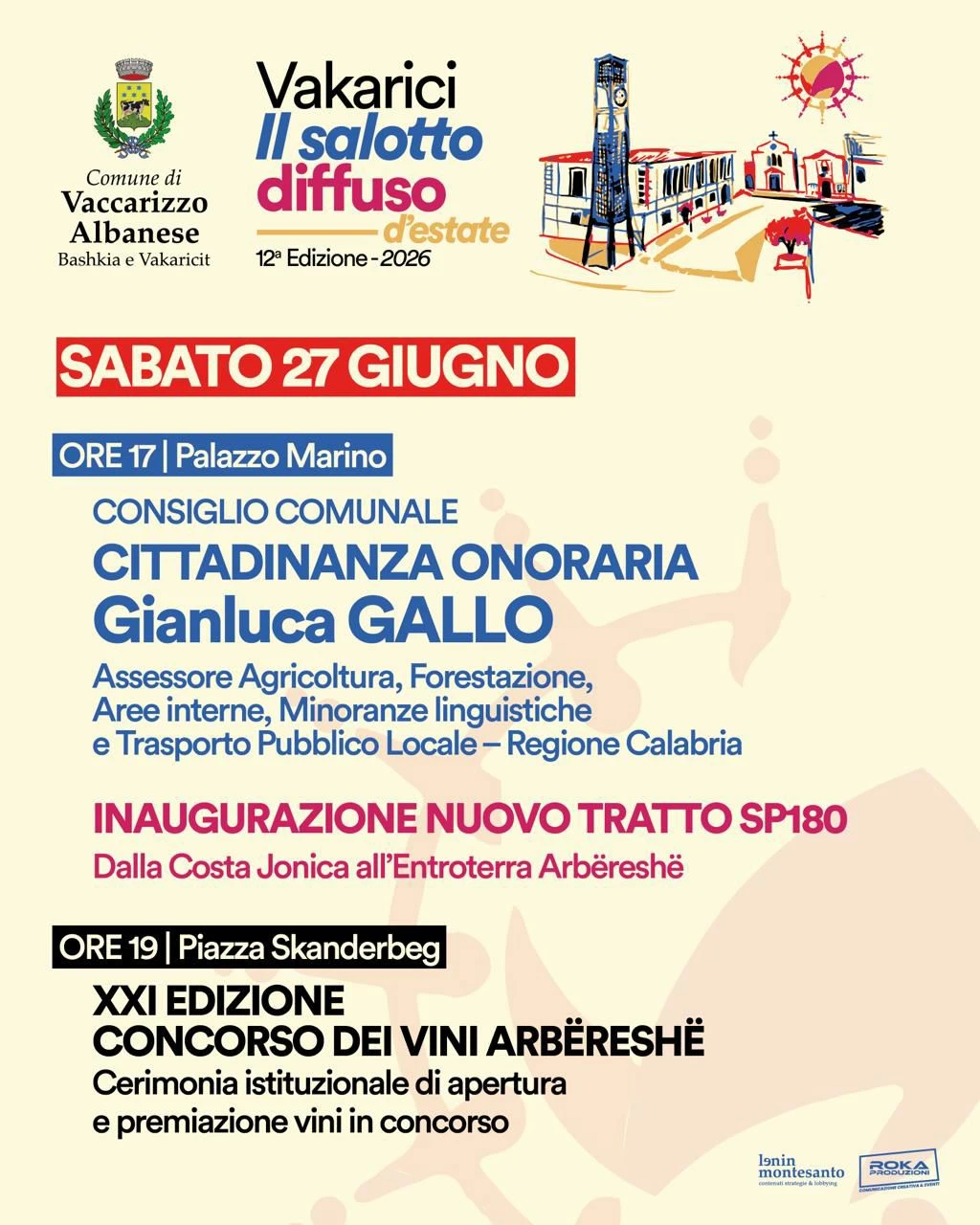 A Gianluca Gallo la cittadinanza onoraria di Vaccarizzo Albanese