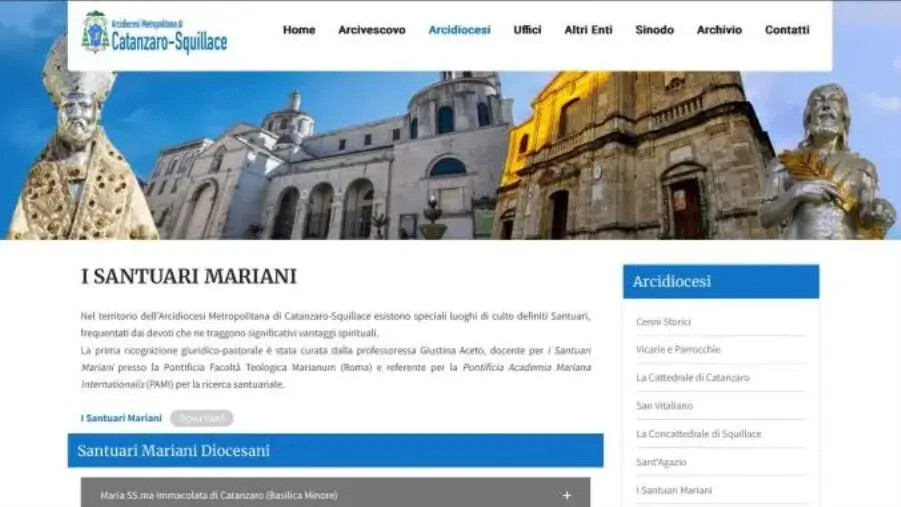 images Pubblicata la prima schedatura e mappatura dei Santuari Mariani dell’Arcidiocesi di Catanzaro-Squillace 