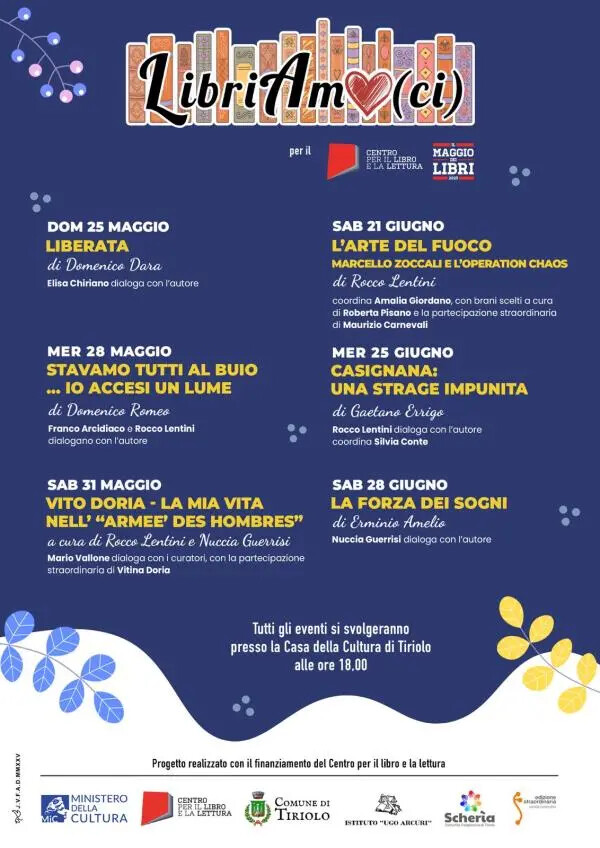 images “Il Maggio dei Libri” 2025 a Tiriolo: calendario ricco di incontri, letture e laboratori narrativi
