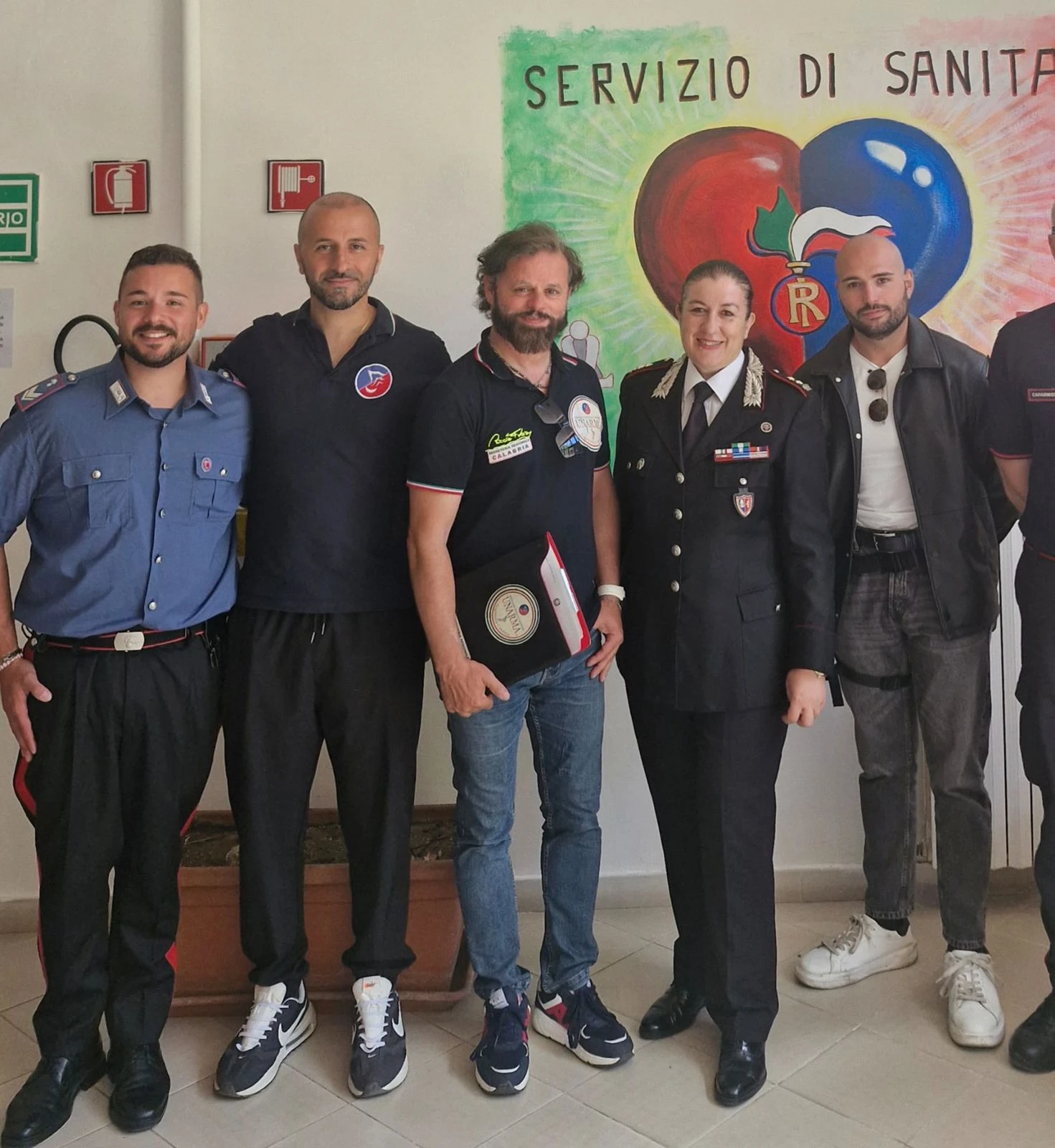 Visita sindacale di Unarma Calabria all’Infermeria Presidiaria della
Scuola Allievi Carabinieri di Reggio