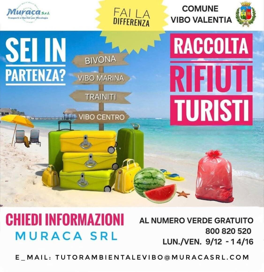 images Smaltimento rifiuti, un servizio per turisti e vacanzieri in partenza da Vibo Valentia