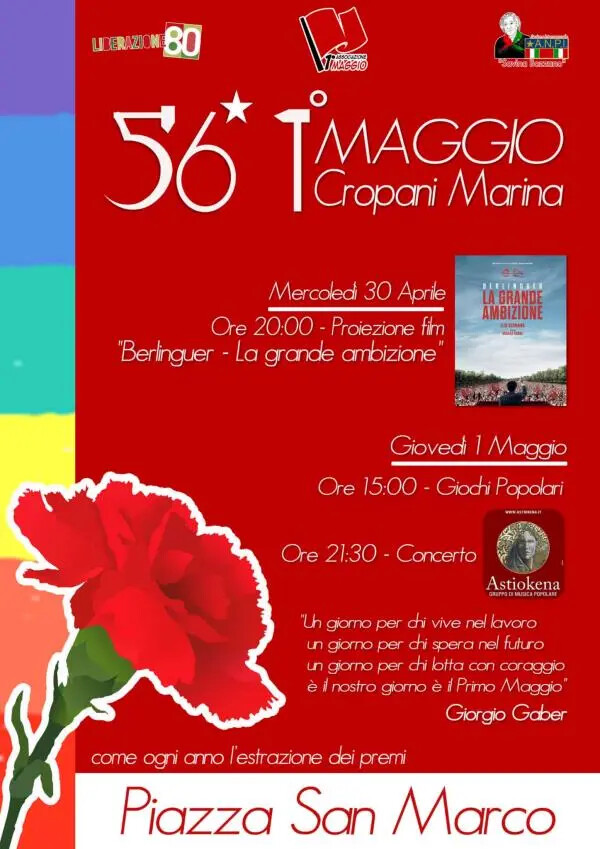 images Cropani si prepara alla 56ª Festa del 1° Maggio: cultura, tradizione e musica in Piazza San Marco