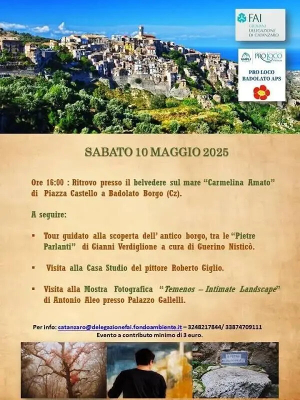 Badolato Borgo tra arte, memoria e paesaggio: il FAI Giovani Catanzaro organizza una giornata speciale images Badolato Borgo tra arte, memoria e paesaggio: il FAI Giovani Catanzaro organizza una giornata speciale
