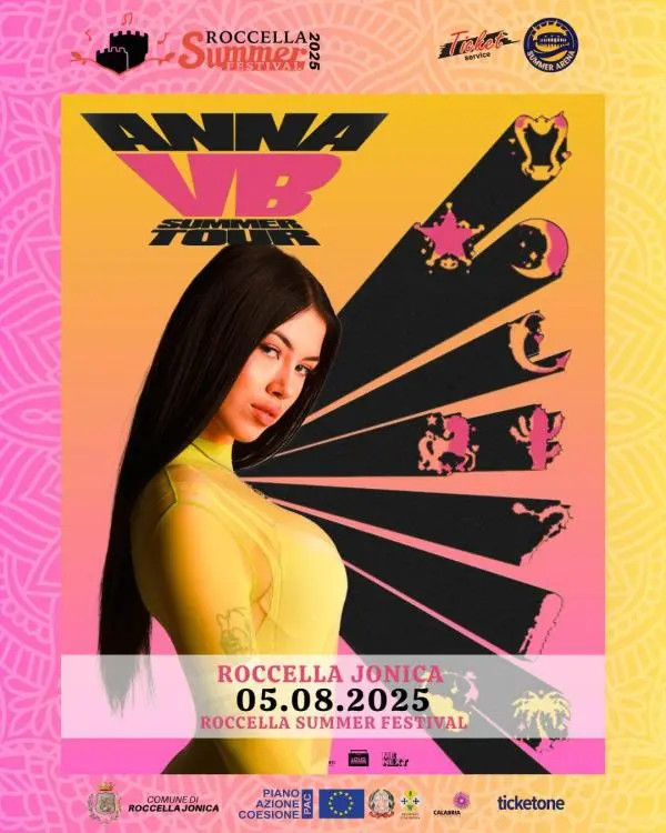 Roccella Summer Festival 2025, il 5 agosto Anna in concerto al Teatro al Castello images Roccella Summer Festival 2025, il 5 agosto Anna in concerto al Teatro al Castello
