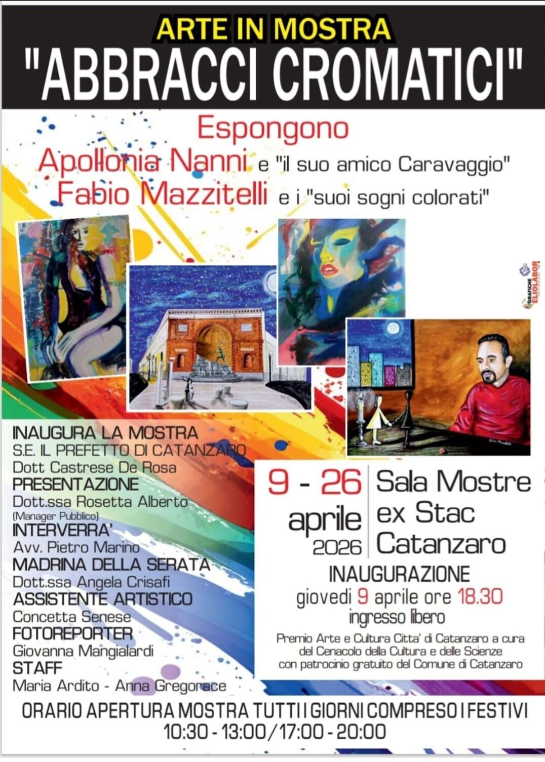 images “Abbracci Cromatici”, a Catanzaro una mostra che unisce arte e solidarietà