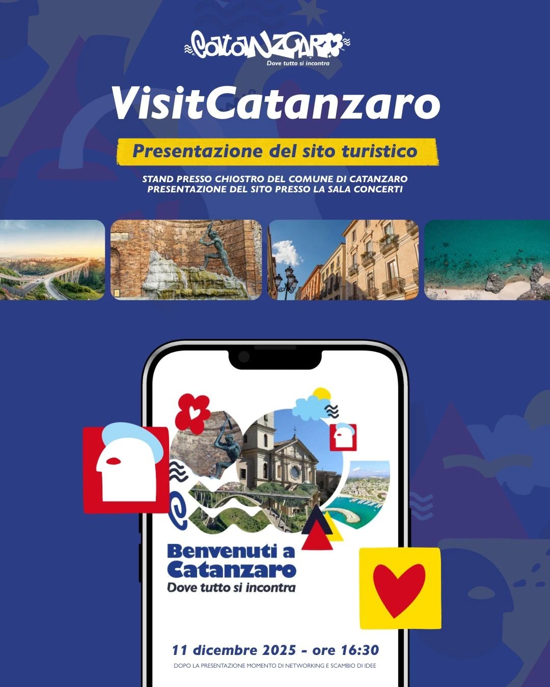 Turismo, identità e sviluppo: domani la presentazione di "Catanzaro – Dove tutto si incontra" e del sito turistico