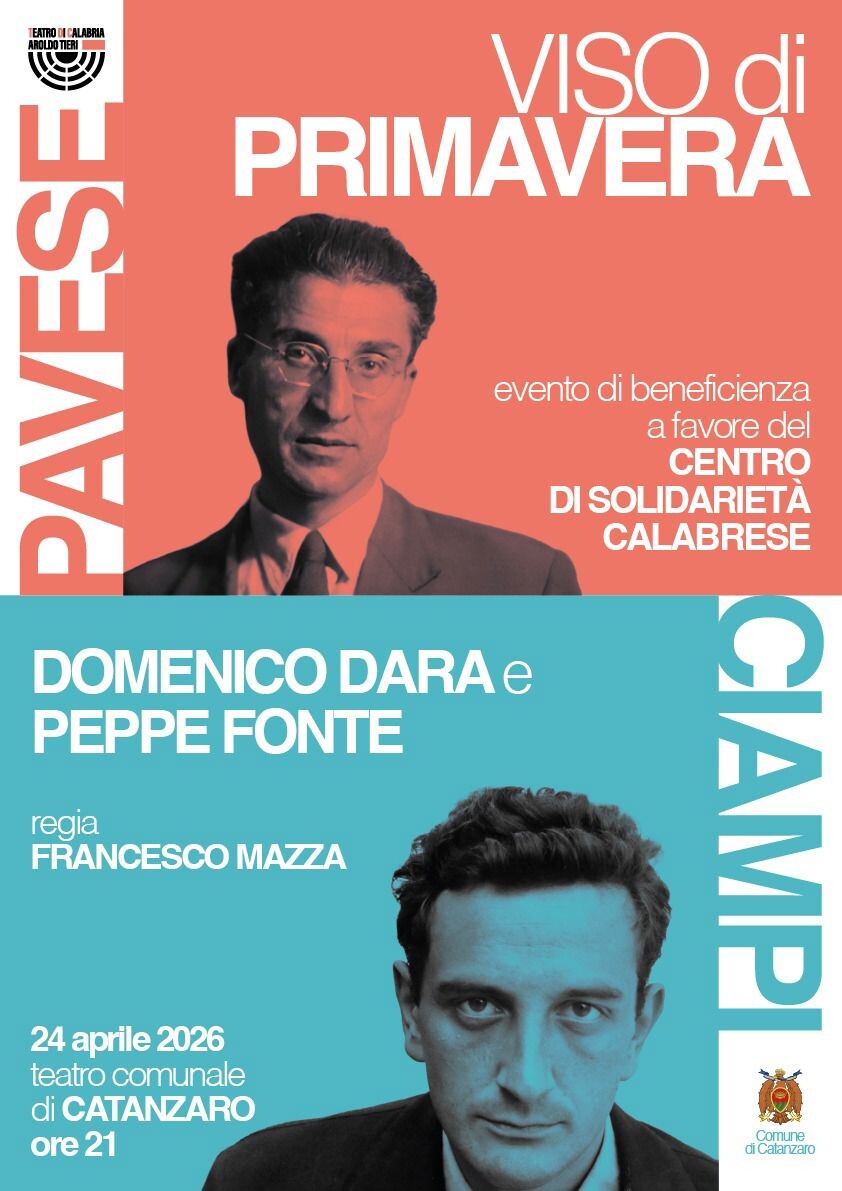 images Anteprima nazionale a Catanzaro di “Viso di Primavera”: performance di Domenico Dara e Peppe Fonte