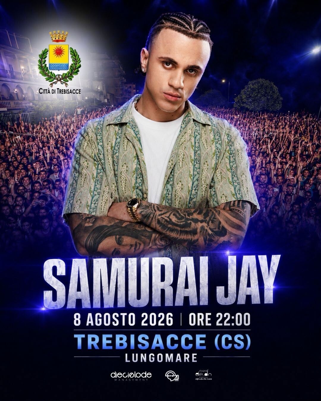 images Trebisacce accende l’estate con Samurai Jay sulla Riviera dei Saraceni