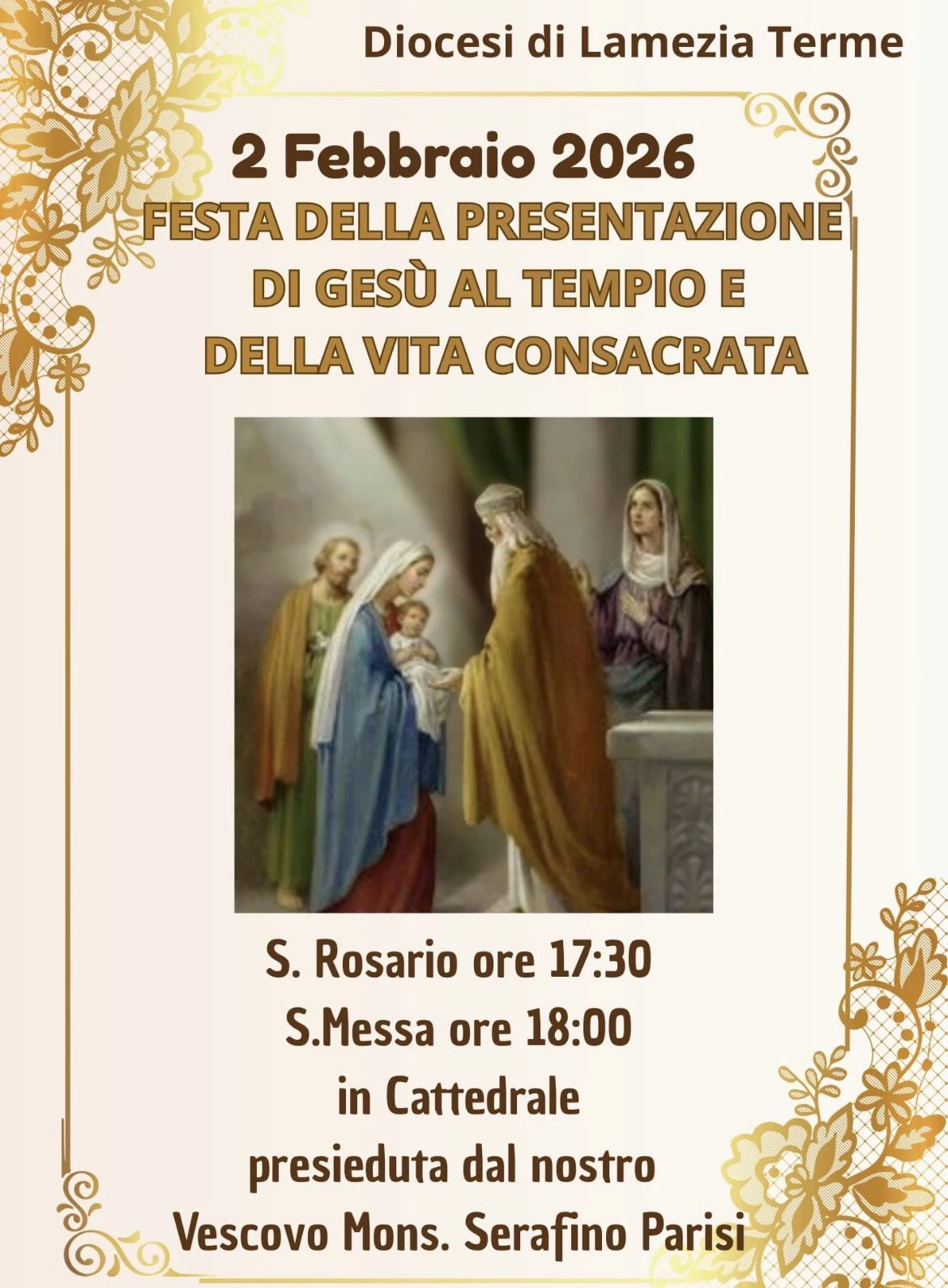 Lamezia celebra la  XXX Giornata Mondiale per la Vita Consacrata