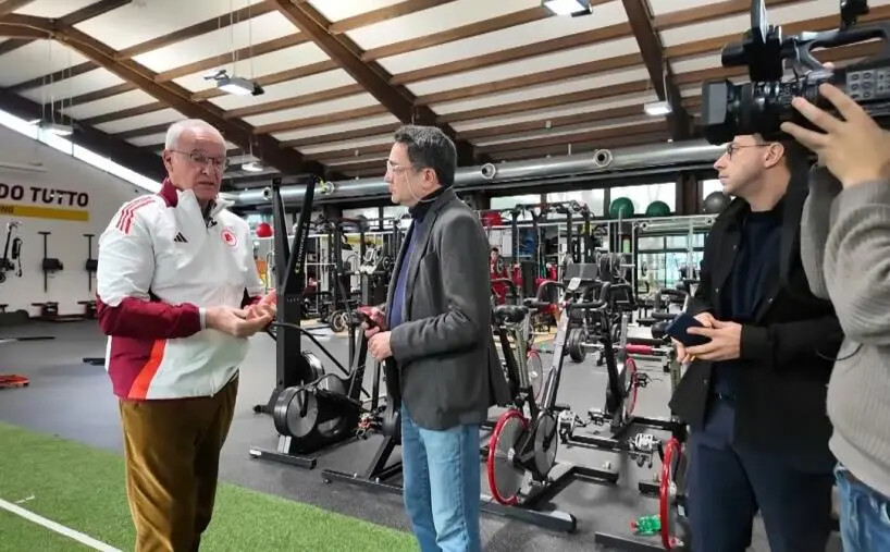 images Mister Ranieri e l'amore per Catanzaro: "Società solida, si sta bene e si vive bene il calcio"