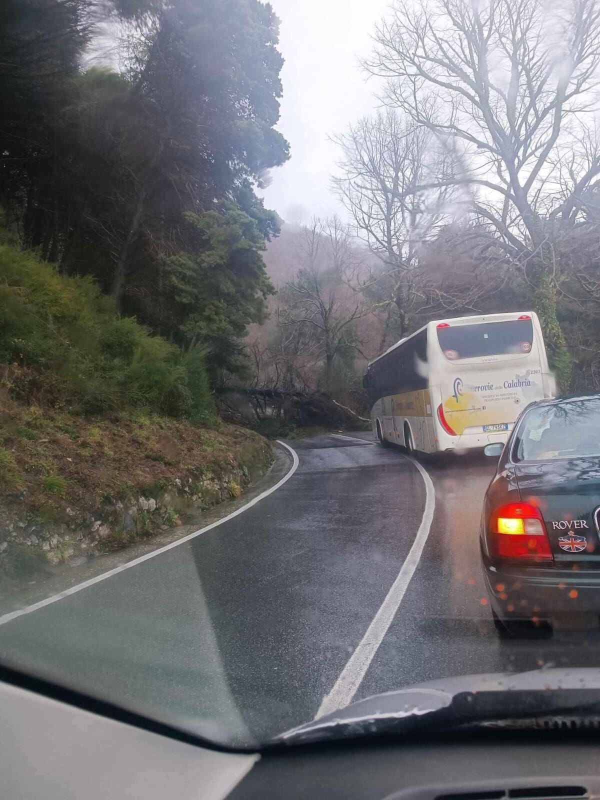 images Catanzaro-Soveria Mannelli, collegamenti ridotti dopo la frana: raccolta firme inviata in Prefettura  