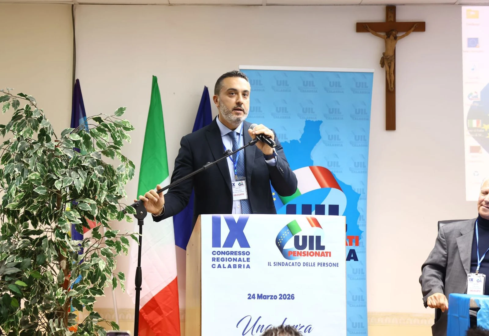 Congresso regionale UIL Pensionati Calabria: Francesco De Biase confermato segretario  