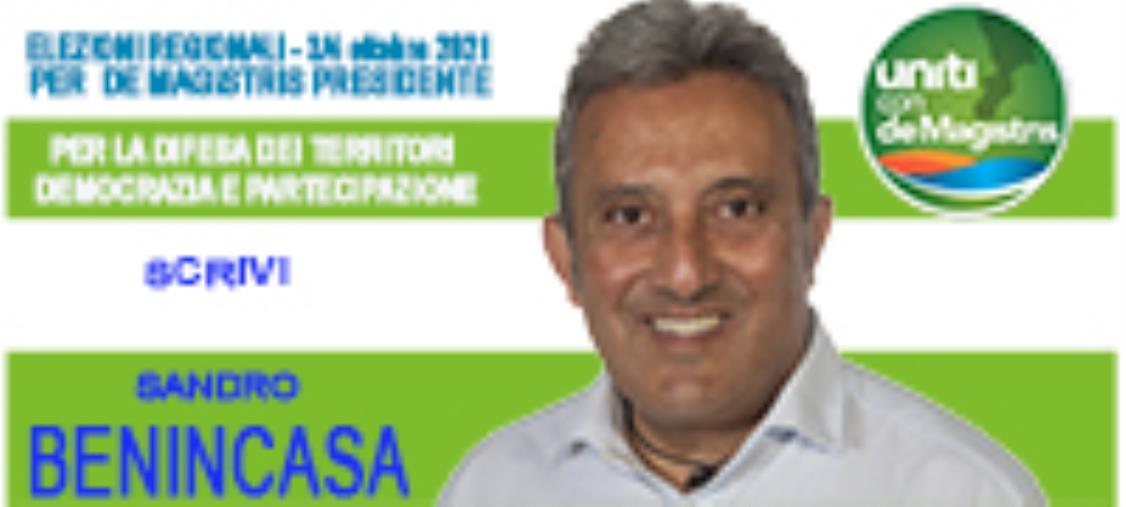 images Regionali. Sandro Benincasa (Uniti con De Magistris): "Ecco perché mi candido"