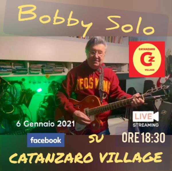 Bobby Solo ospite il 6 gennaio a "Digital Show" il programma streaming di Catanzaro Village images Bobby Solo ospite il 6 gennaio a "Digital Show" il programma streaming di Catanzaro Village