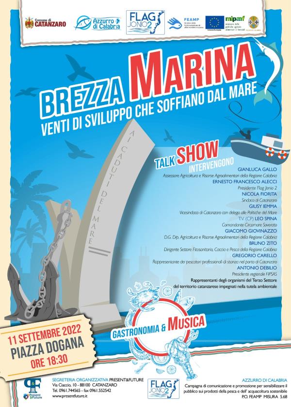 images Catanzaro, “Brezza Marina, i venti di sviluppo che soffiano da mare”: domani a Lido il talk show organizzato dal FLAG 2 