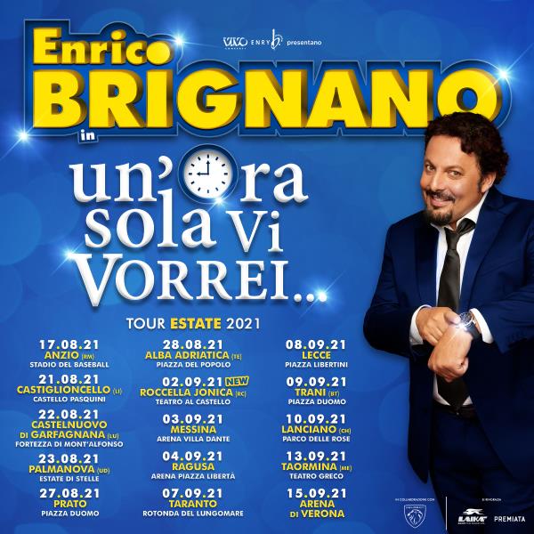 images Roccella Summer Festival. Ci sarà anche Enrico Brignano: il 2 settembre il comico romano al Teatro al Castello
