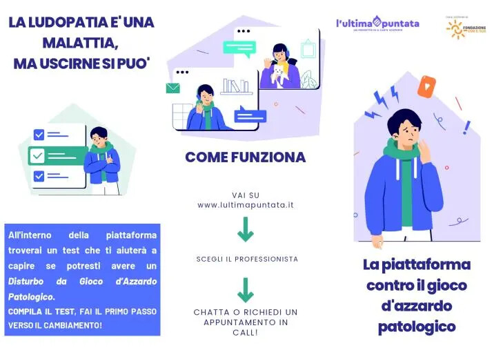 images Progetto "A carte scoperte": è online&nbsp;lultimapuntata.it , la piattaforma per combattere la dipendenza da gioco