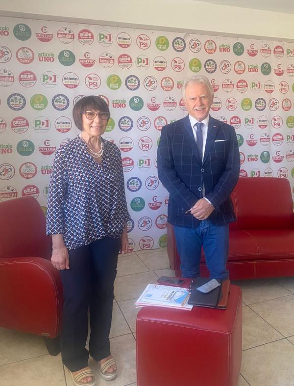 images Regionali. Amalia Bruni incontra il presidente di Confedilizia, Sandro Scoppa