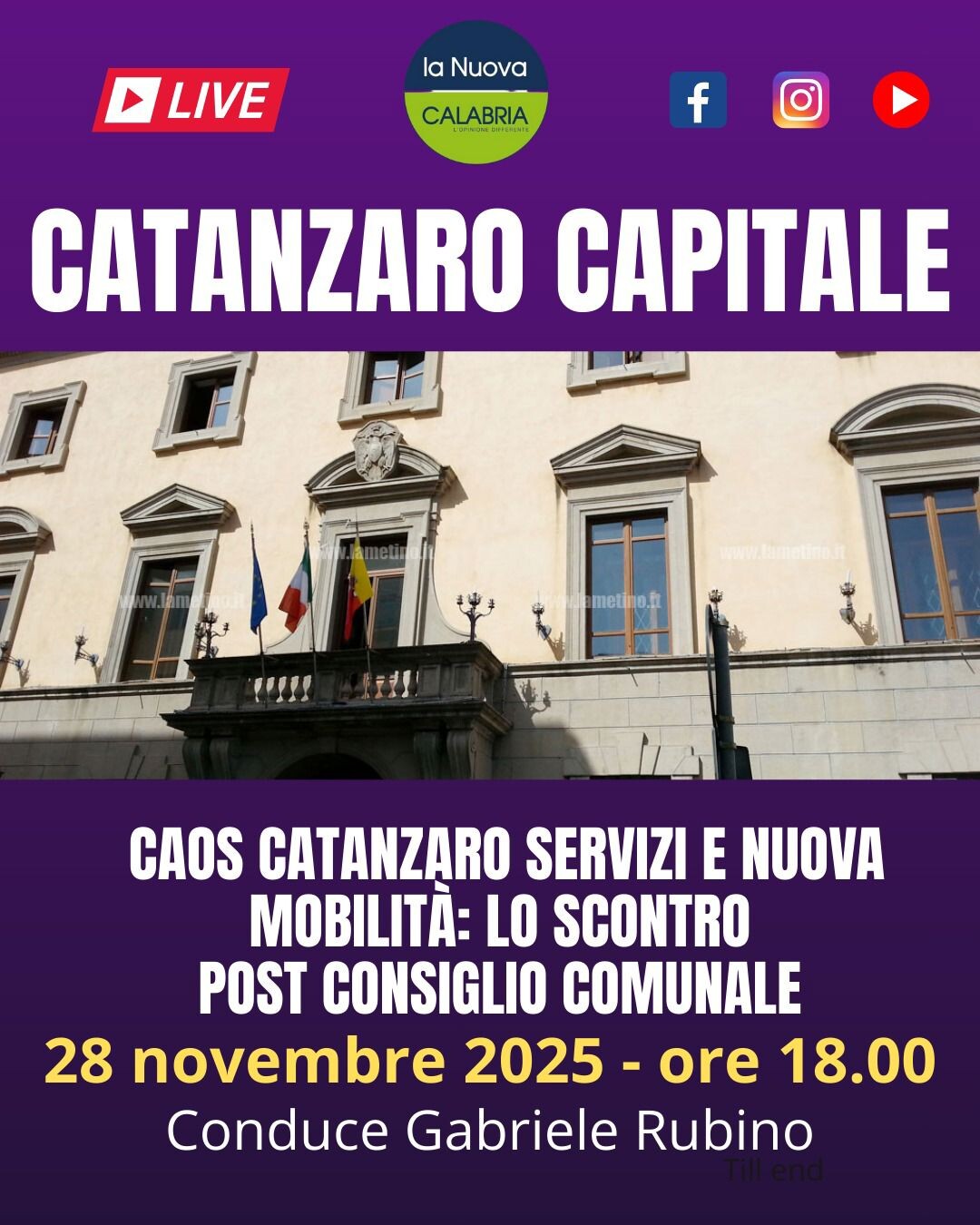 images Catanzaro Capitale, caos mobilità e crisi della partecipata: la puntata post Consiglio comunale (DIRETTA DALLE 18) 