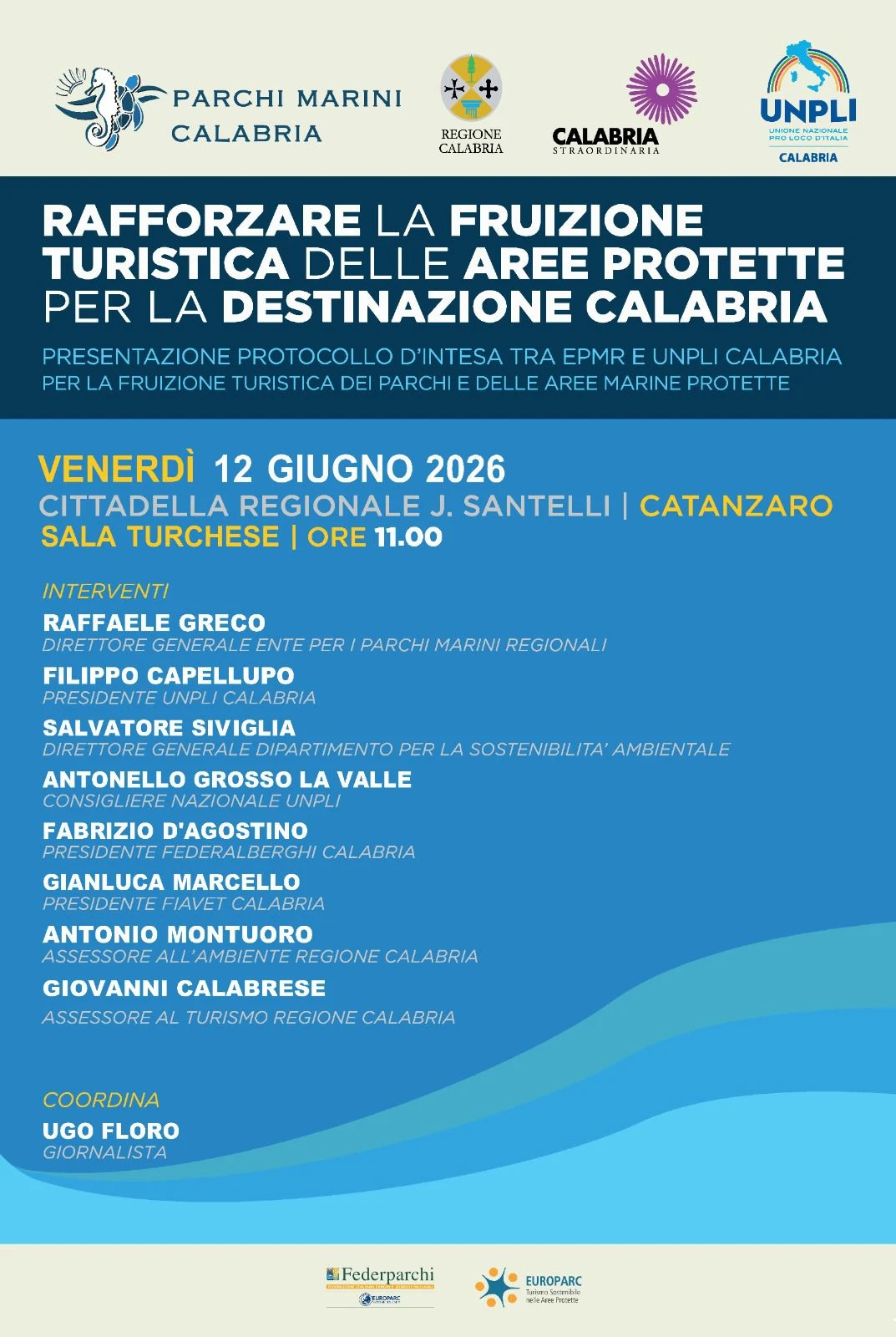 In Cittadella la presentazione del Protocollo  tra l’Ente Parchi Marini Regionali e&nbsp;UNPLI&nbsp;Calabria 