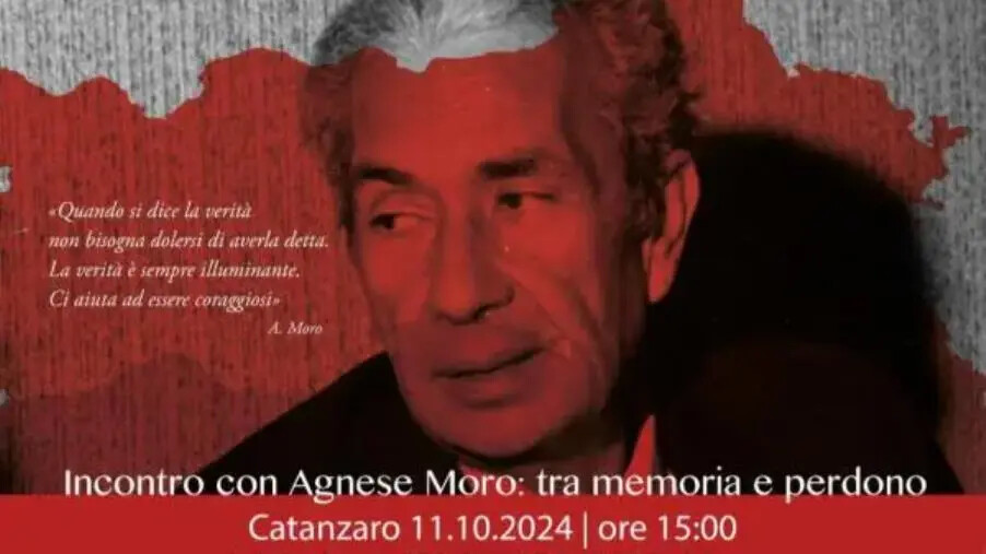 Al "Grimaldi Pacioli" di Catanzaro l'11 ottobre incontro con Agnese Moro images Al "Grimaldi Pacioli" di Catanzaro l'11 ottobre incontro con Agnese Moro