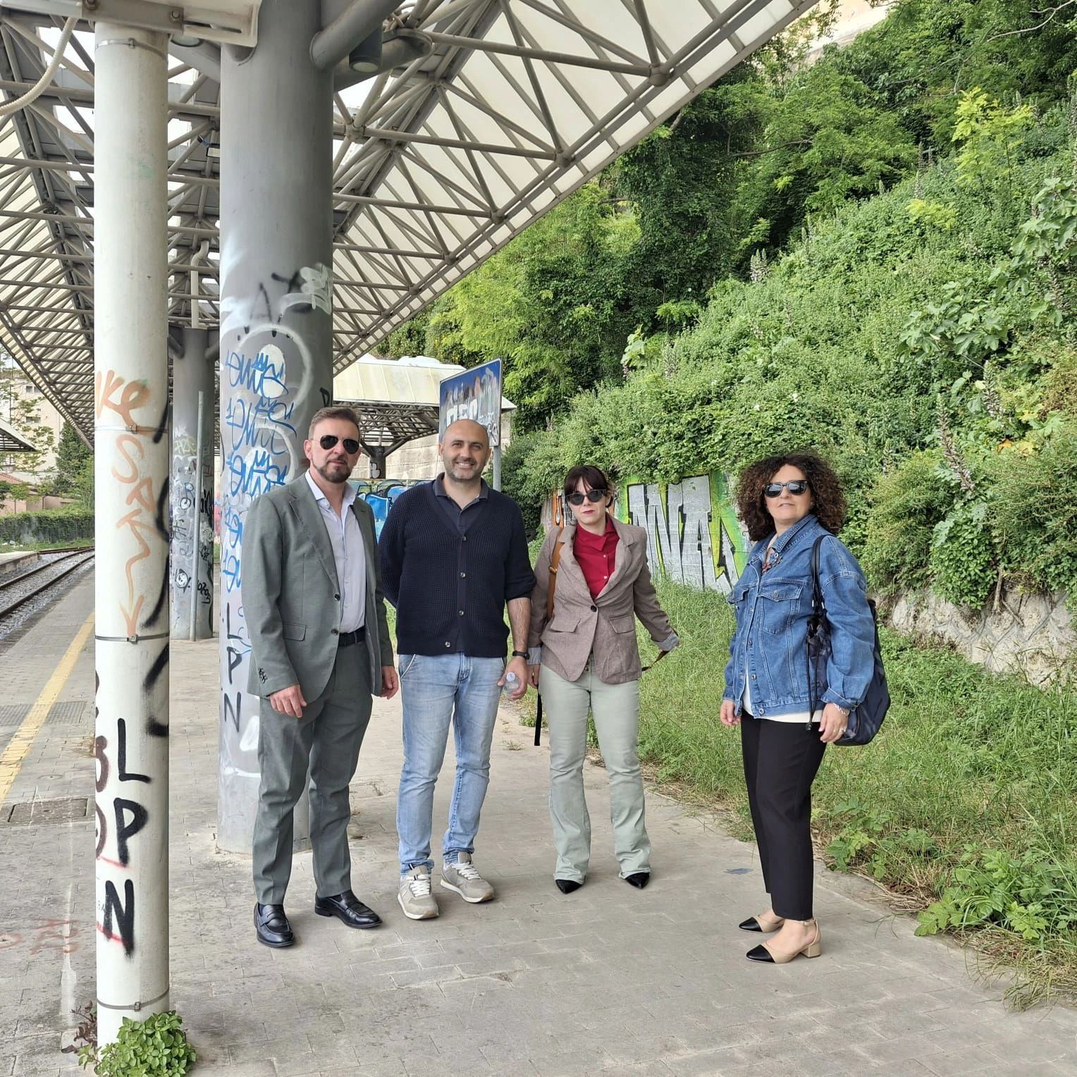 Metropolitana Catanzaro, sopralluogo alle stazioni ex Pratica e Matteotti per una possibile "rilettura" in chiave artistica