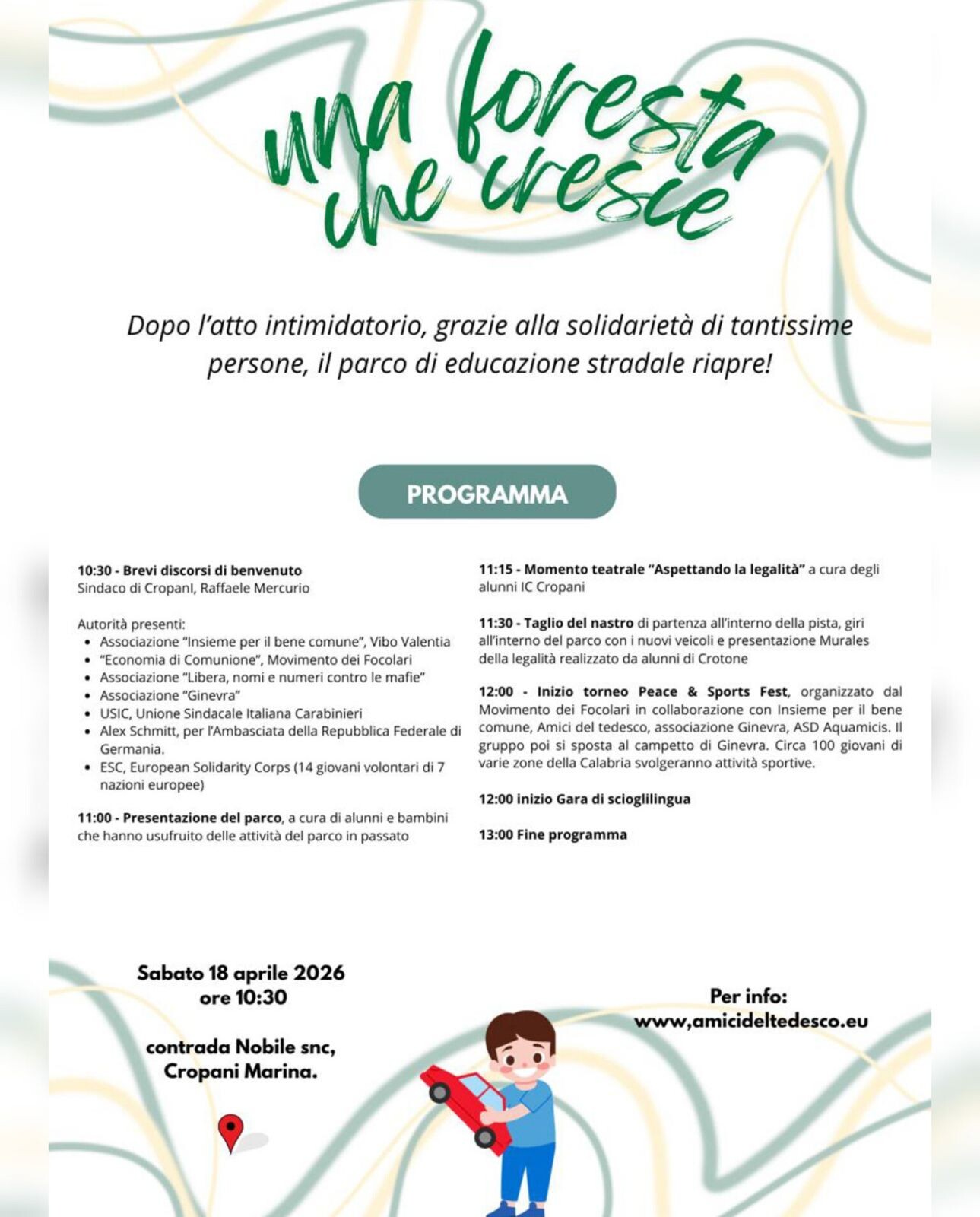 images Cropani, Parco di Educazione Stradale: domani l’attesa riapertura