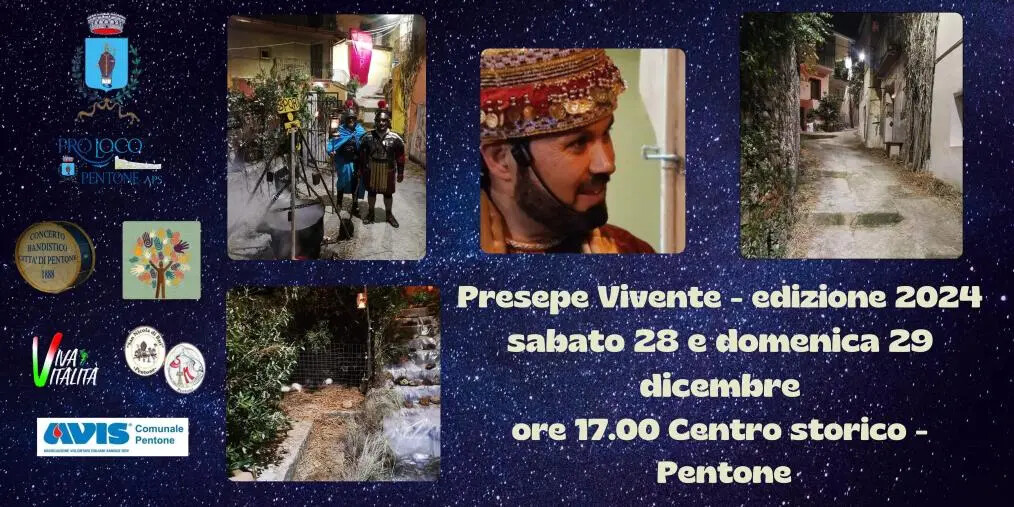 Il borgo di Pentone si mette in bella mostra con l’Edizione 2024 del Presepe vivente images Il borgo di Pentone si mette in bella mostra con l’Edizione 2024 del Presepe vivente