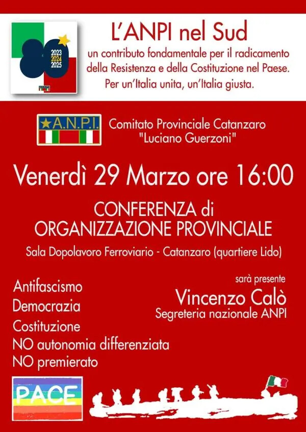 L’ANPI nel Sud: venerdì incontro al Dopolavoro ferroviario nel quartiere Lido images L’ANPI nel Sud: venerdì incontro al Dopolavoro ferroviario nel quartiere Lido