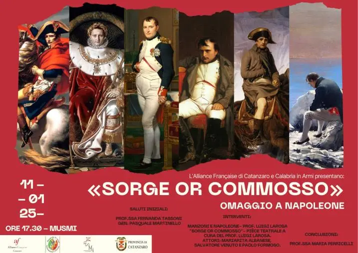 images "Sorge or commosso": a Catanzaro l'omaggio a Napoleone di Alliance Française e Calabria in Armi