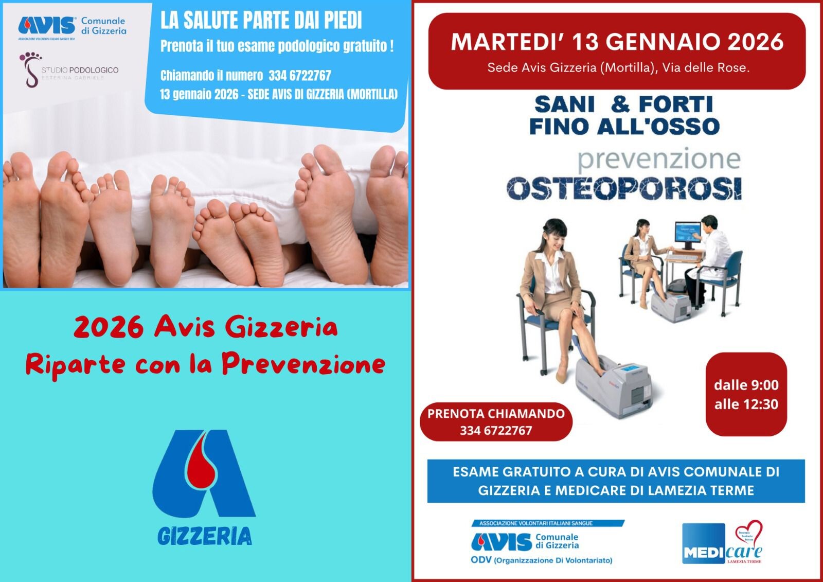 images Avis Gizzeria, il 2026 si apre nel segno della salute: screening gratuiti a Mortilla