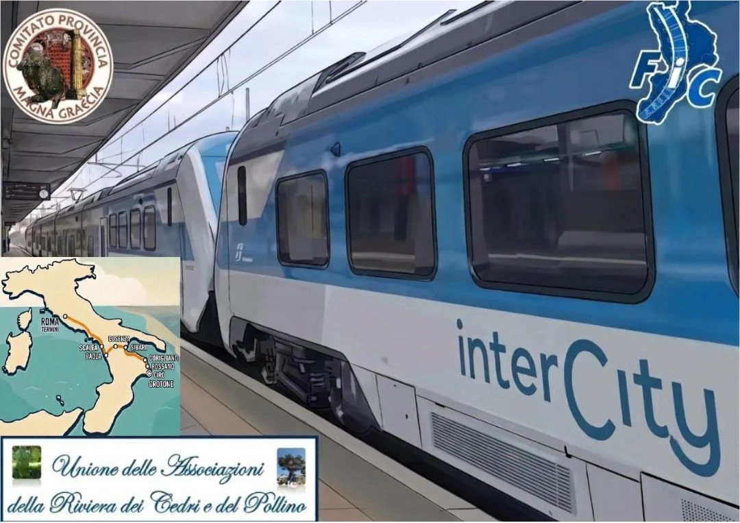 Treni, la richiesta delle associazioni: attivare un Intercity sperimentale tra Crotone e Roma