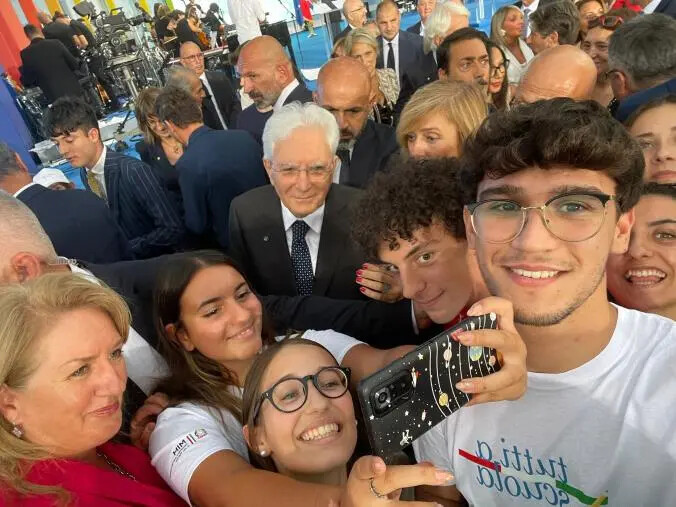 Gli studenti calabresi all'apertura nazionale dell’anno scolastico con Mattarella images Gli studenti calabresi all'apertura nazionale dell’anno scolastico con Mattarella