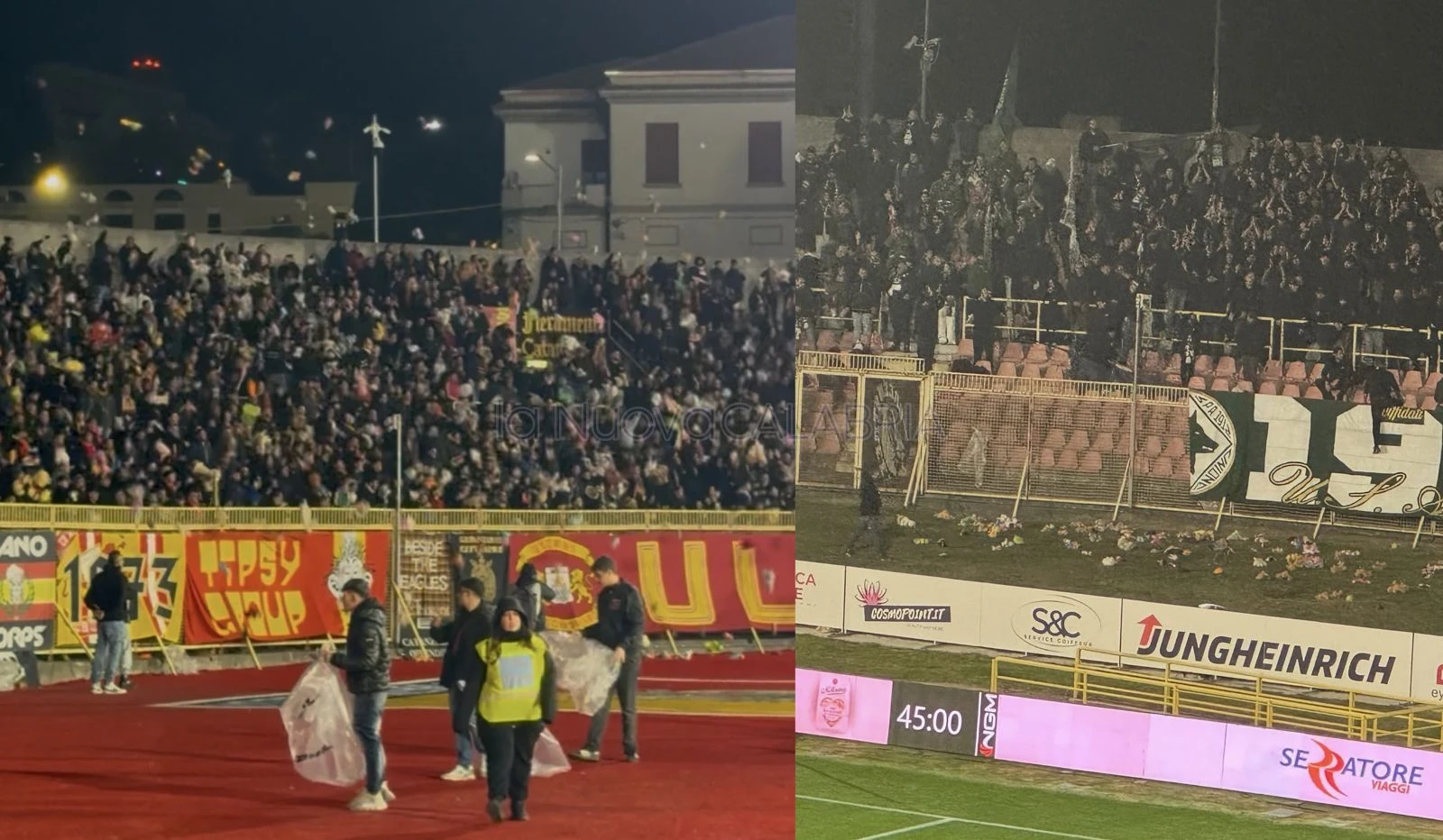 Pioggia di peluche al Ceravolo per i bimbi meno fortunati: aderisce anche la curva dell'Avellino